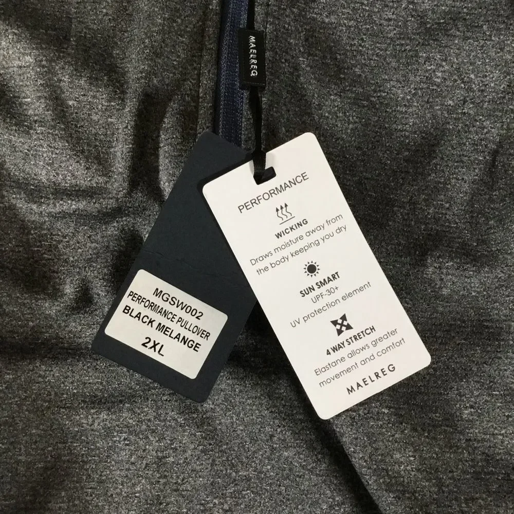 Maelreg Performance quarter zip pullover men’s size 2XL NWT